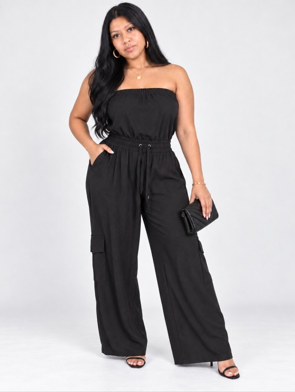 NWT Cosmic Beauty Black Jogger Pants | Elastic Waist | Size [Xl]